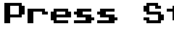 Press Start font