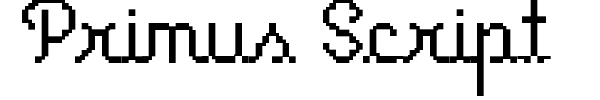Primus Script font