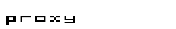 Proxy font