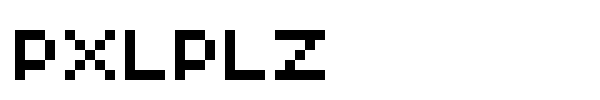 PXLPLZ font