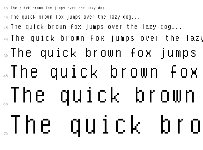 Quarlow font waterfall