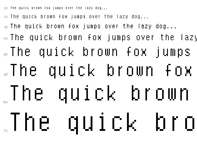 Quarlow font waterfall