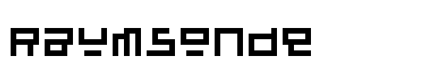 Raumsonde font