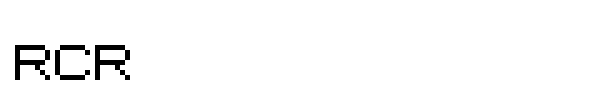 RCR font