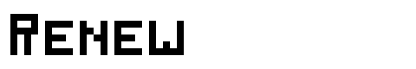 Renew font