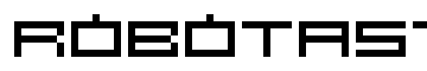 Robotastic font