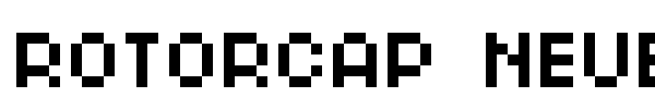 RotorCap Neue font