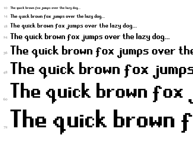 RuneScape UF font waterfall