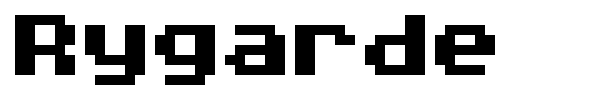 Rygarde font