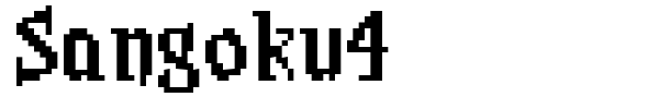 Sangoku4 font
