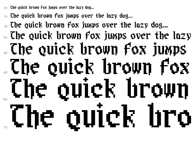 Sangoku4 font waterfall