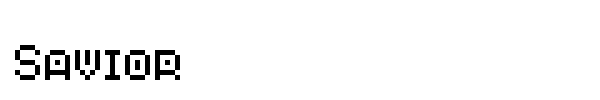 Savior font