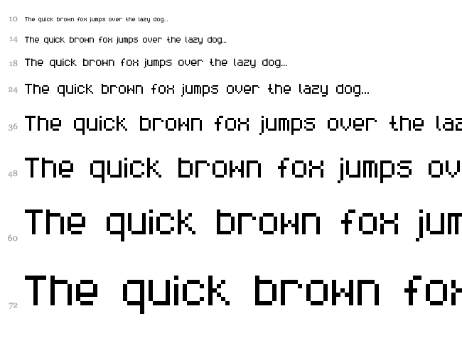 Savior font waterfall