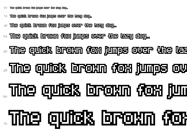Savior font waterfall