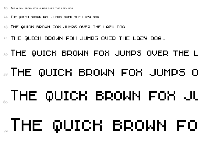 Savior font waterfall