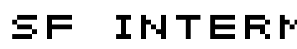 SF Intermosaic font