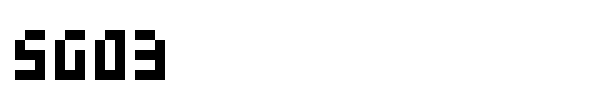 SG03 font
