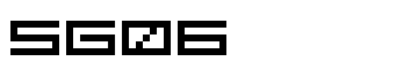 SG06 font
