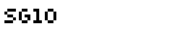 SG10 font