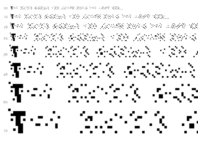 Slap And Crumbly font waterfall
