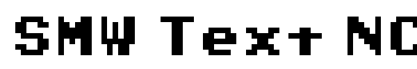 SMW Text NC font