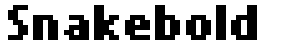 Snakebold font