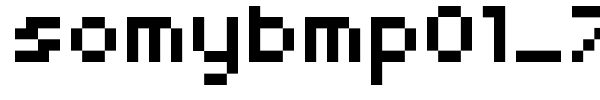 somybmp01_7 font
