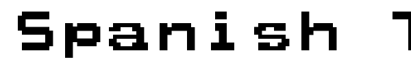 Spanish Teletext font