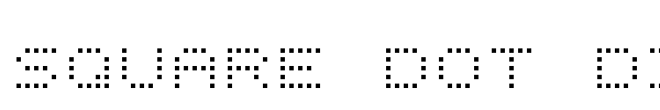 Square Dot Digital-7 font