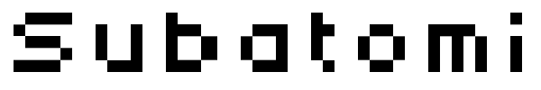 Subatomic Screen font preview