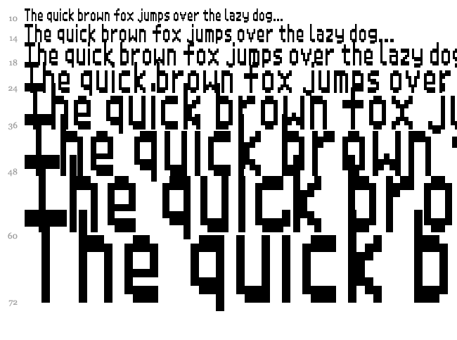Super Mario 64 DS font waterfall