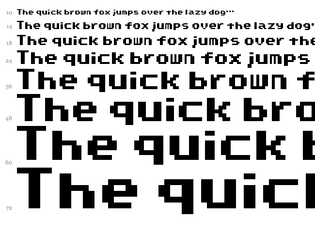 Super Mario World font waterfall