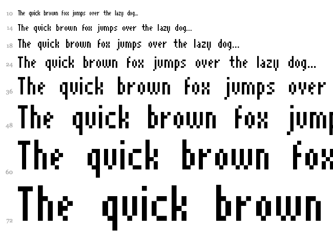 Superhelio font waterfall