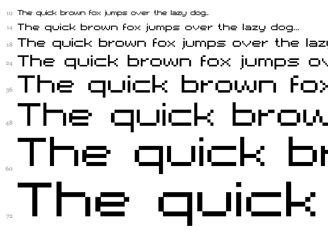Superhelio font waterfall