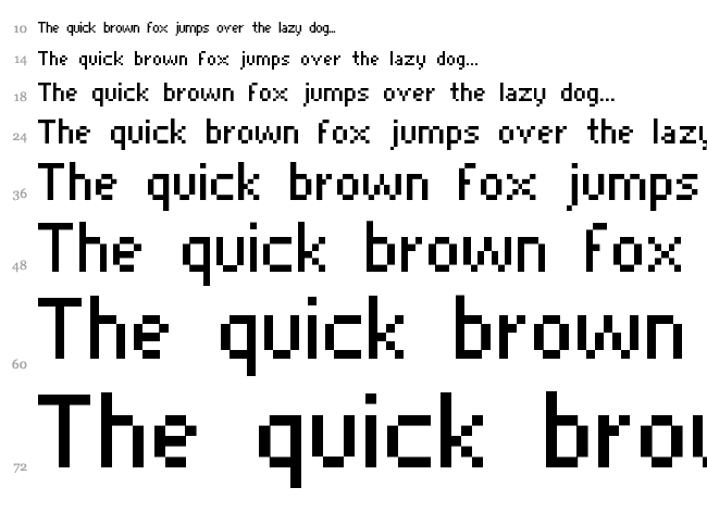 Superhelio font waterfall