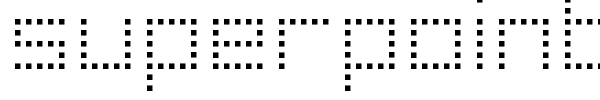 Superpoint font