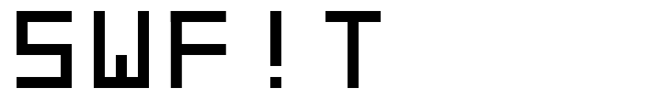 Swf!t font