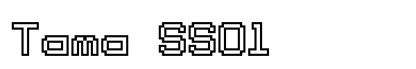 Tama SS01 font