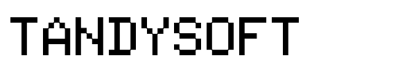 Tandysoft font