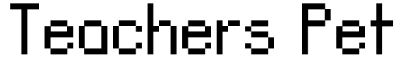 Teachers Pet Sans Serif font