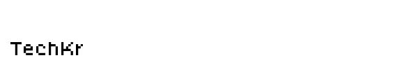 TechKr font