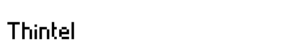 Thintel font