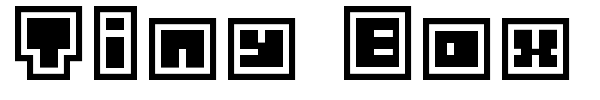 Tiny Box font