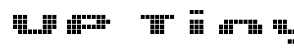 UP Tiny LCD Four 8 font