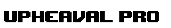 Upheaval Pro font