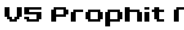 V5 Prophit Non font