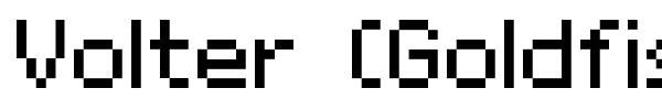 Volter (Goldfish) font