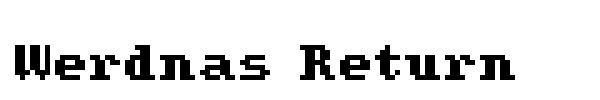 Werdnas Return font
