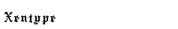 Xentype font