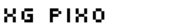 XG Pixo font